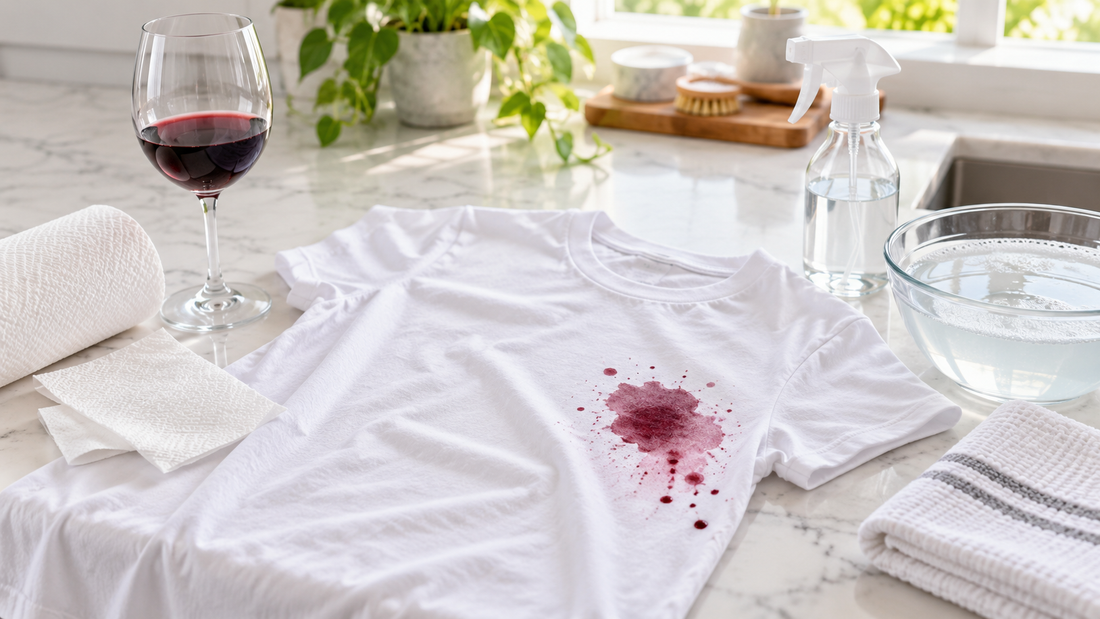 How to Get a Red Wine Stain Out of a Shirt